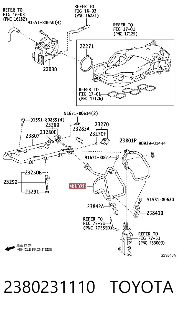  2380231110 Toyota