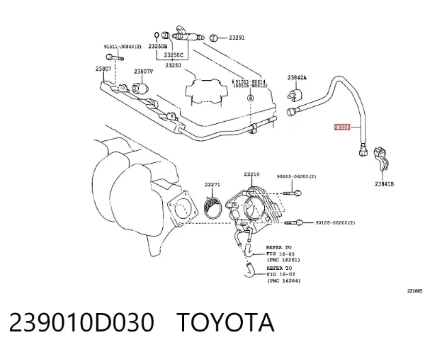  239010D030 Toyota