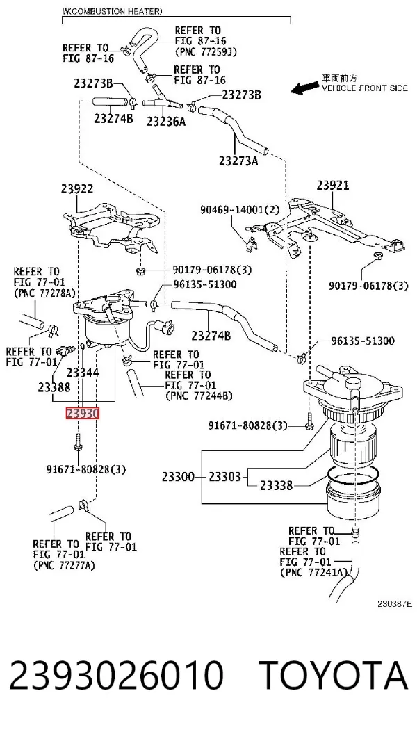 2393026010 Toyota