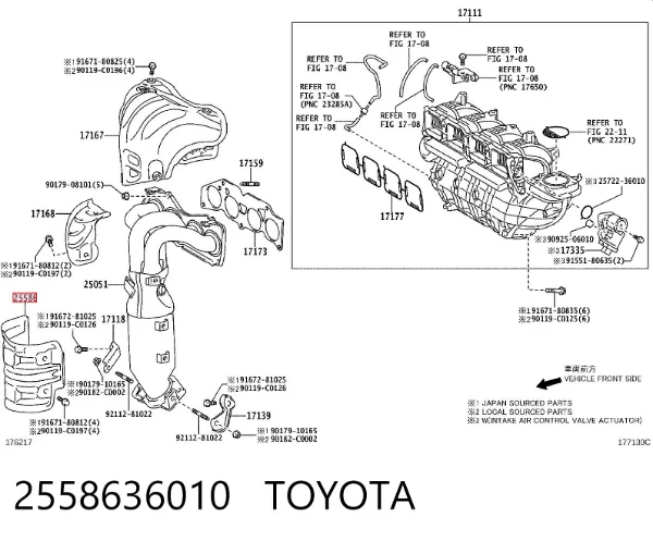  2558636010 Toyota
