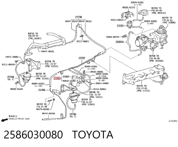  2586030080 Toyota
