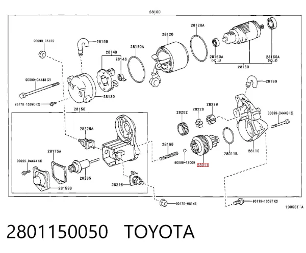  2801150050 Toyota