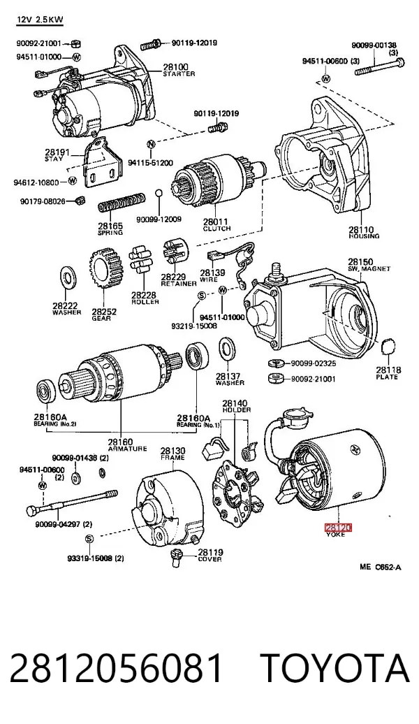  2812056081 Toyota