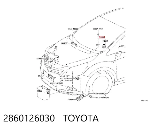  2860126030 Toyota