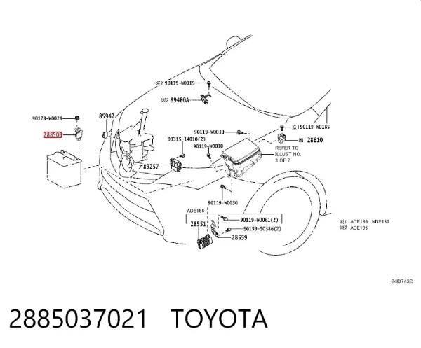  2885037021 Toyota