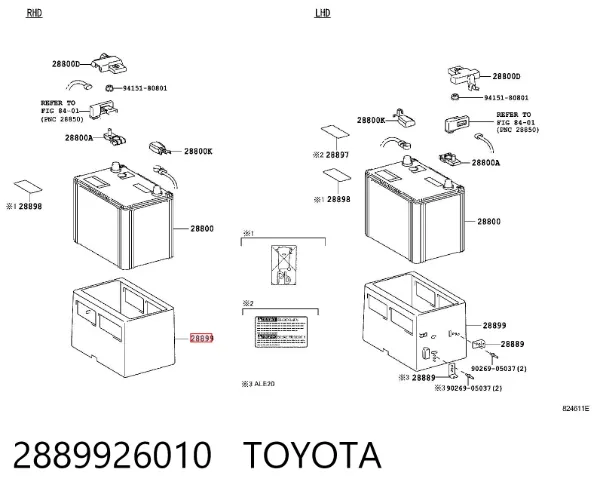  2889926010 Toyota