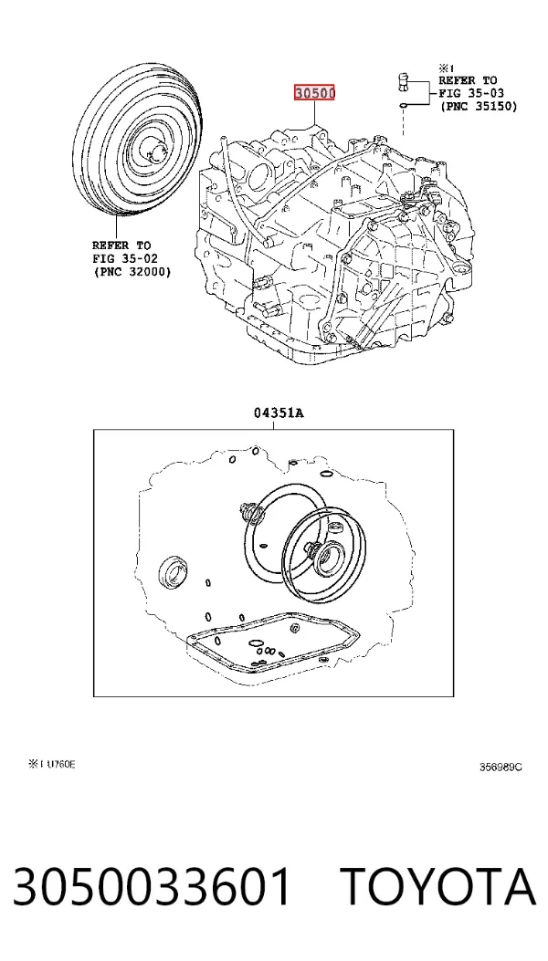 АКПП 3050033601 Toyota