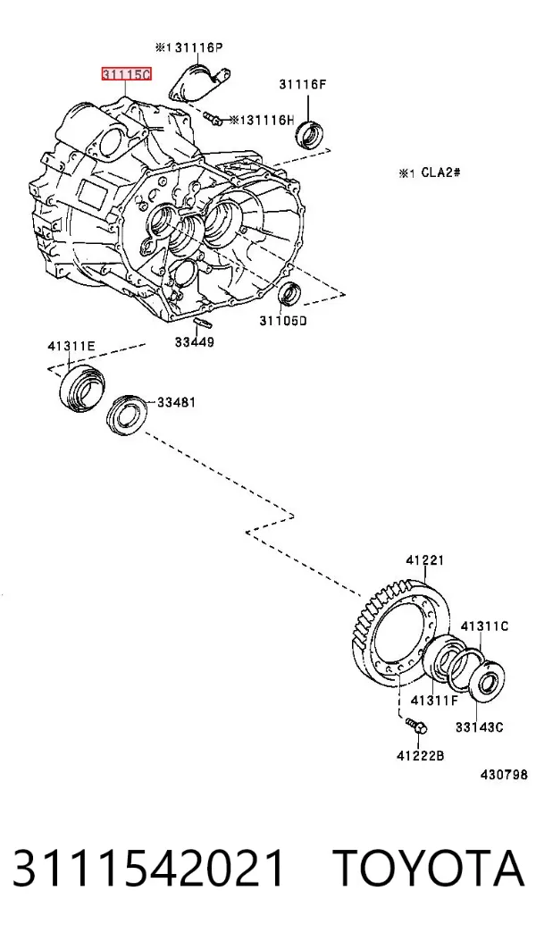  3111542021 Toyota