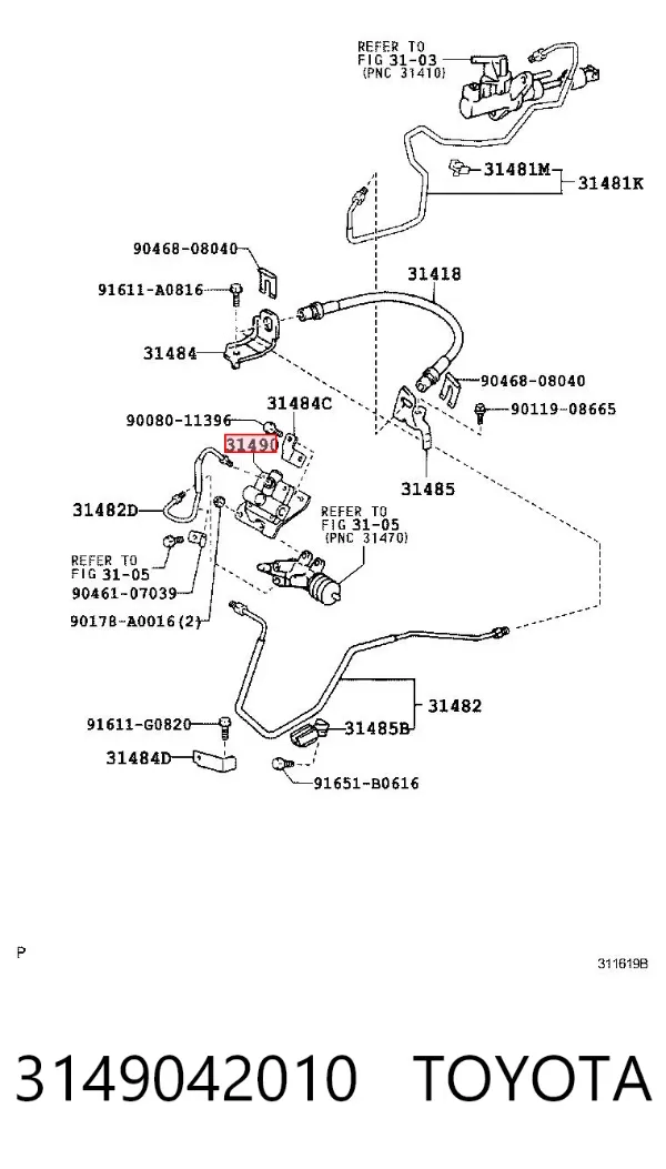  3149042010 Toyota