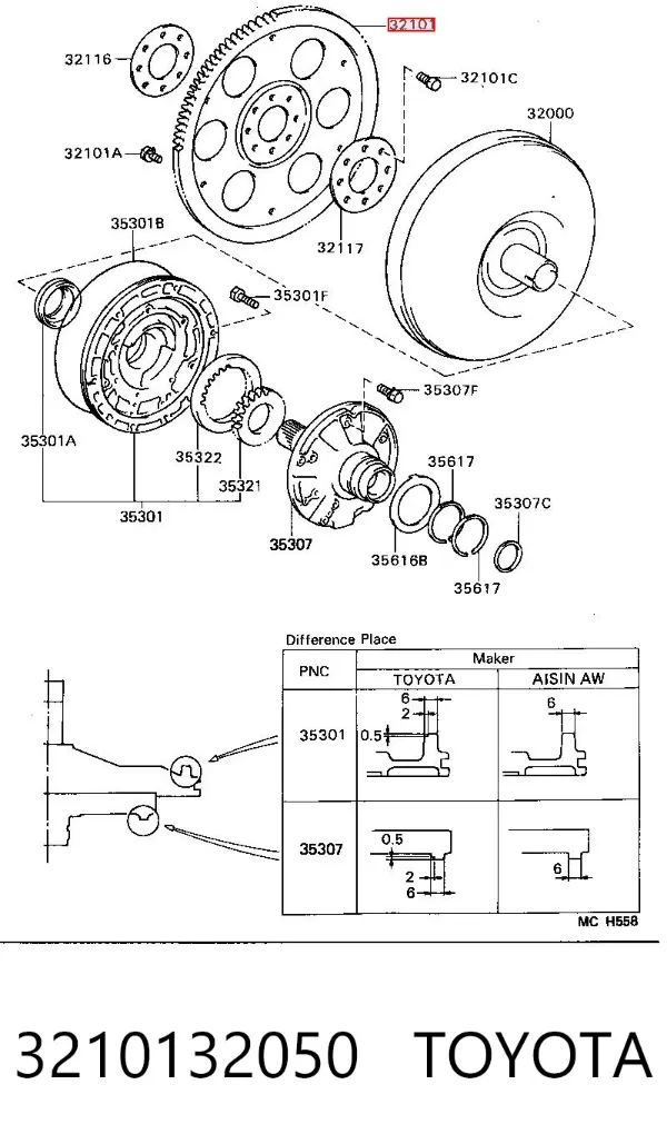  3210132050 Toyota