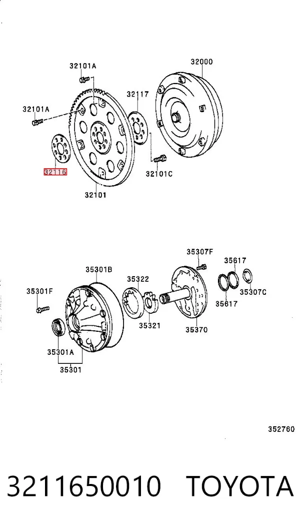  3211650010 Toyota