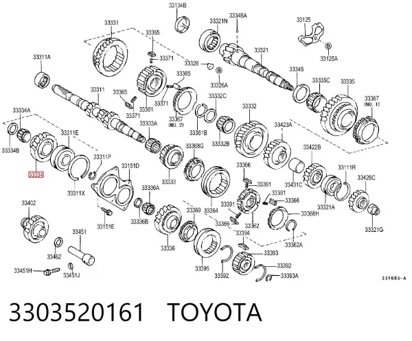  3303520161 Toyota