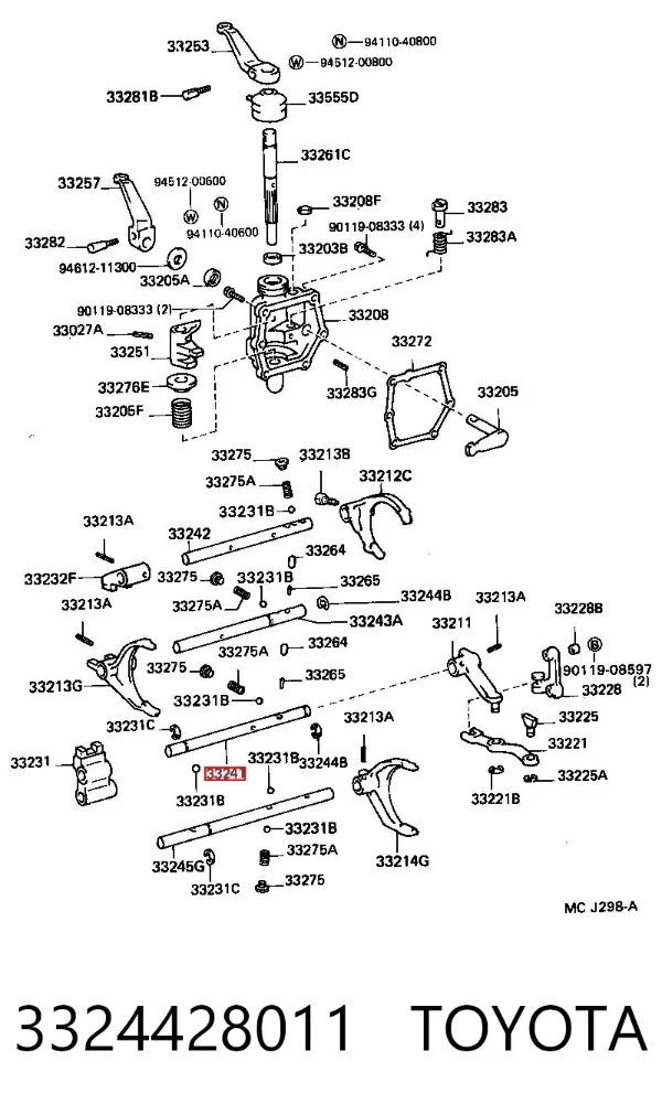  3324428011 Toyota