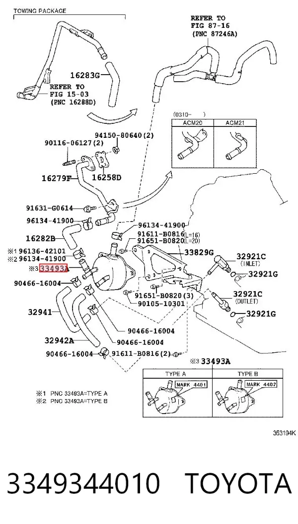  3349344010 Toyota
