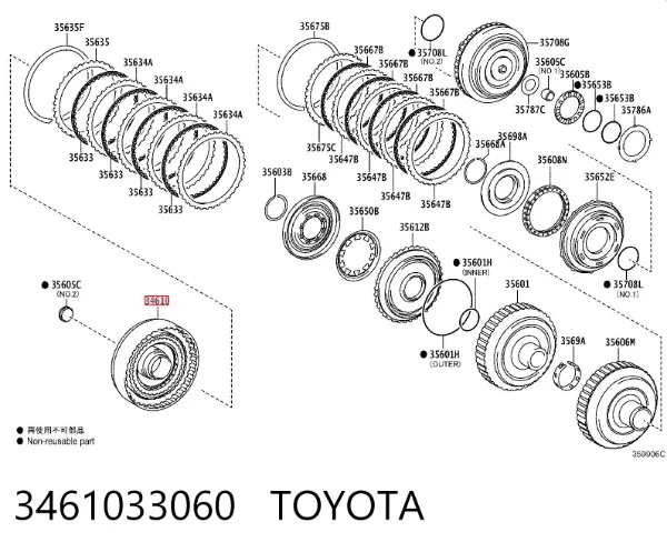 3461033060 Toyota