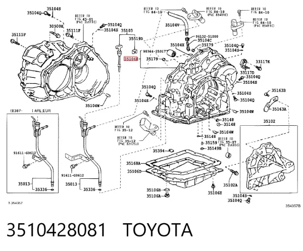  3510428081 Toyota