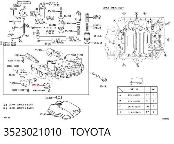  3523021010 Toyota