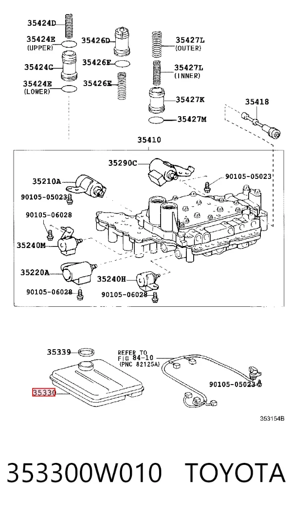 Фільтр АКПП 353300W010 Toyota