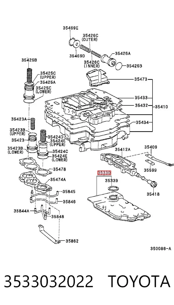 Фільтр АКПП 3533032022 Toyota