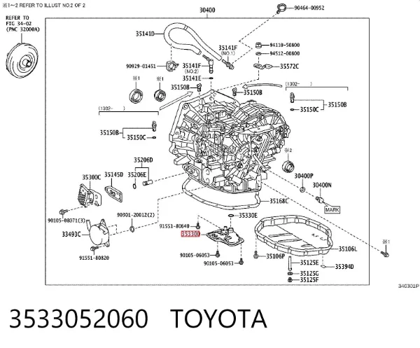 Фільтр АКПП 3533052060 Toyota
