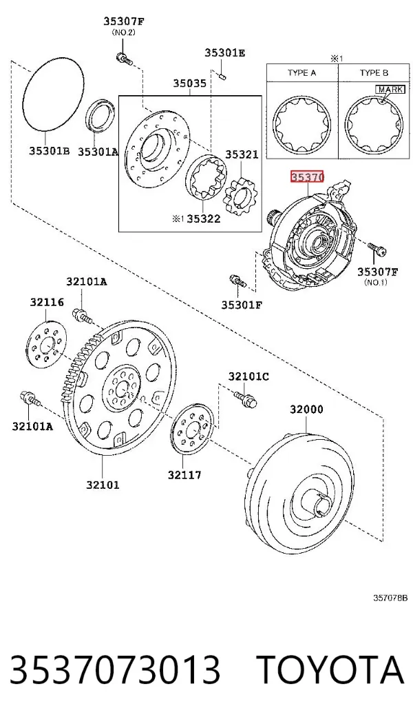  3537073013 Toyota
