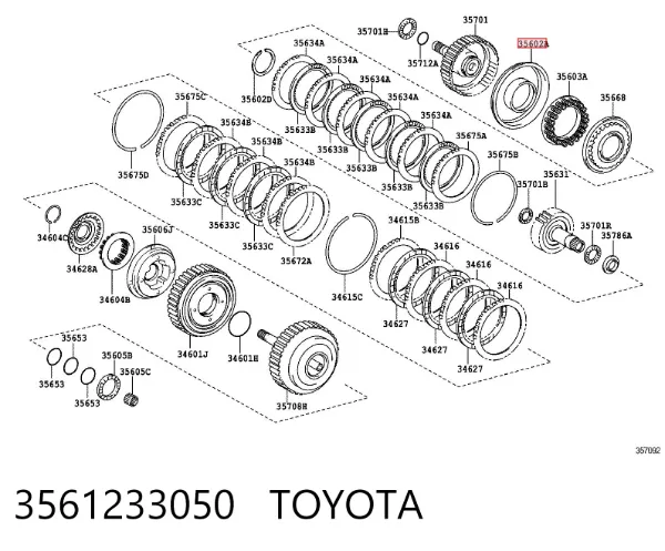  3561233050 Toyota