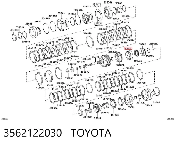  3562122030 Toyota