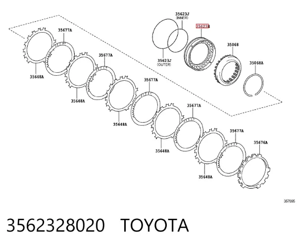  3562328020 Toyota