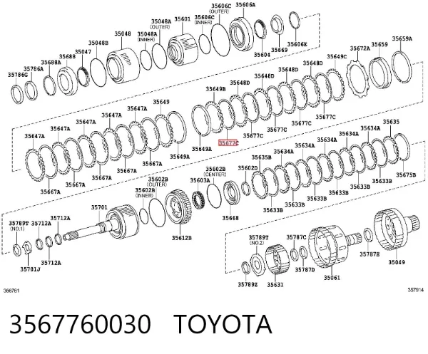  3567760030 Toyota