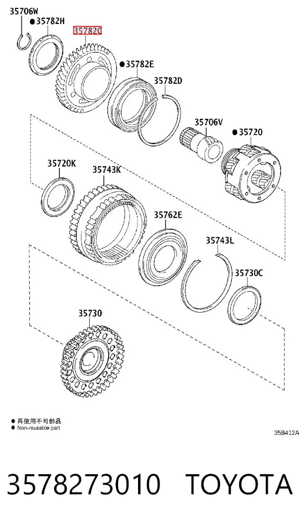  3578273010 Toyota