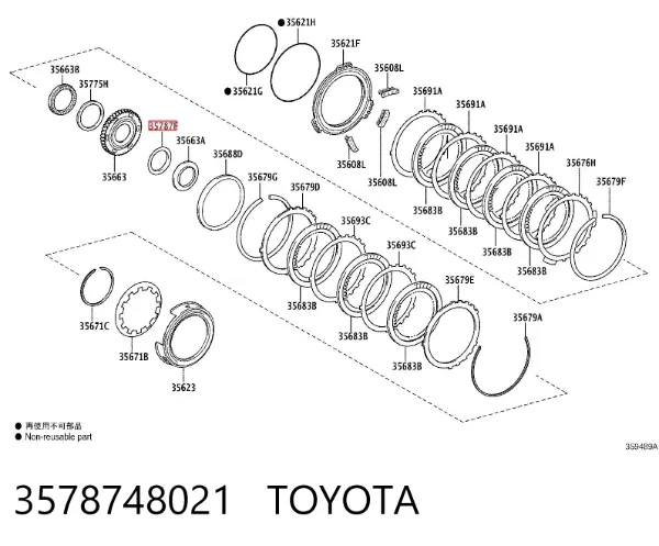  3578748021 Toyota