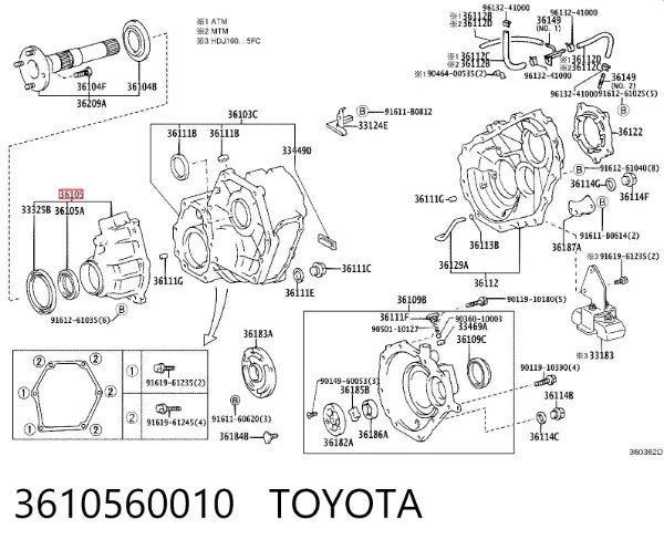  3610560010 Toyota