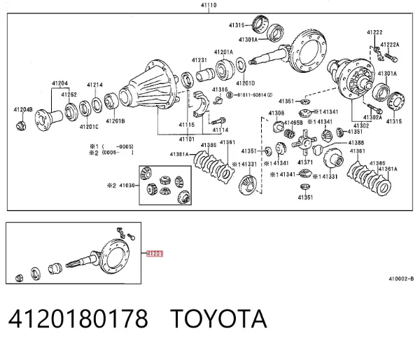  4120180178 Toyota