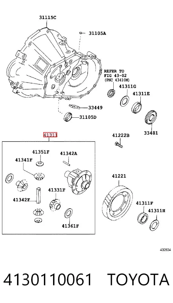  4130110061 Toyota