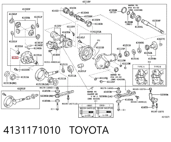  4131171010 Toyota