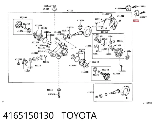  4165150130 Toyota