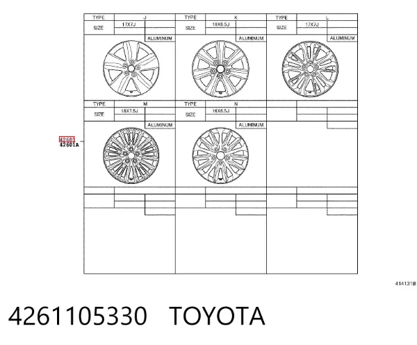 4261105330 Toyota