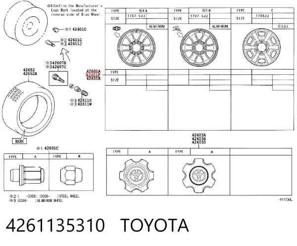  4261135310 Toyota