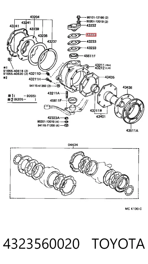  4323560020 Toyota