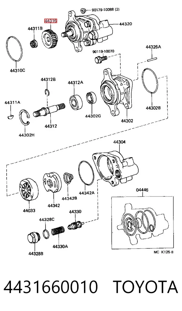  4431660010 Toyota