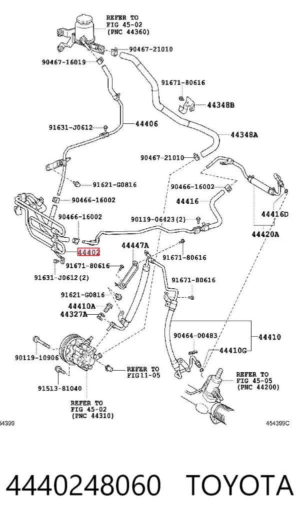 Радіатор гідропідсилювача 4440248060 Toyota