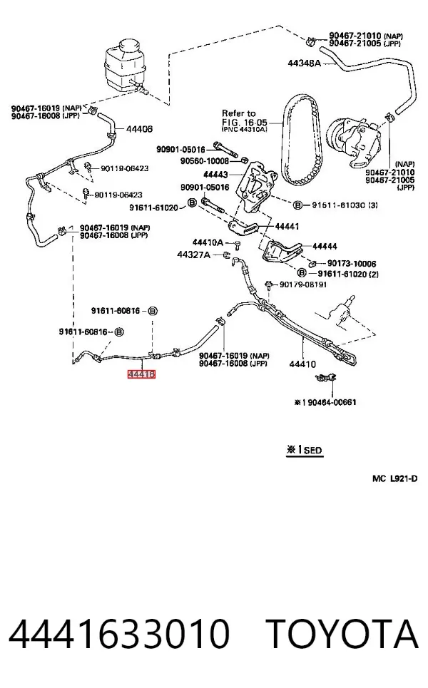  4441633010 Toyota