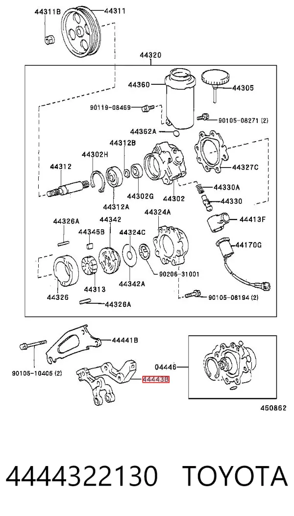  4444322130 Toyota