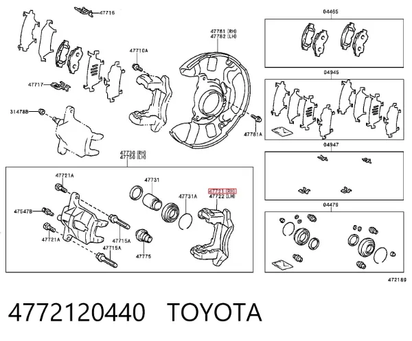  4772120440 Toyota