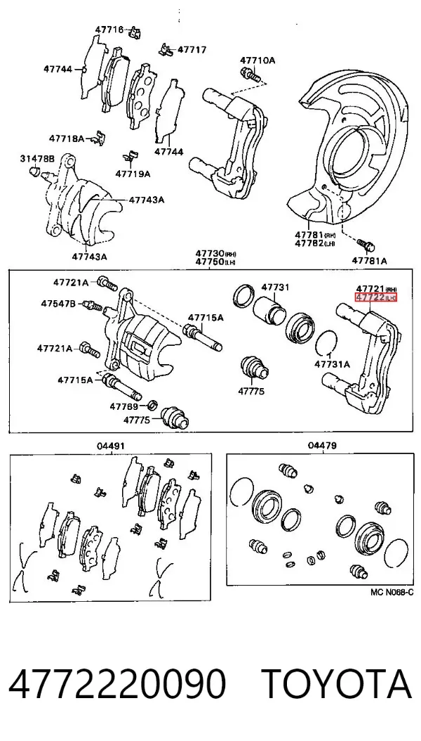  4772220090 Toyota