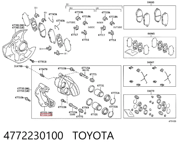  4772230100 Toyota
