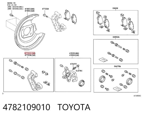  4782109010 Toyota
