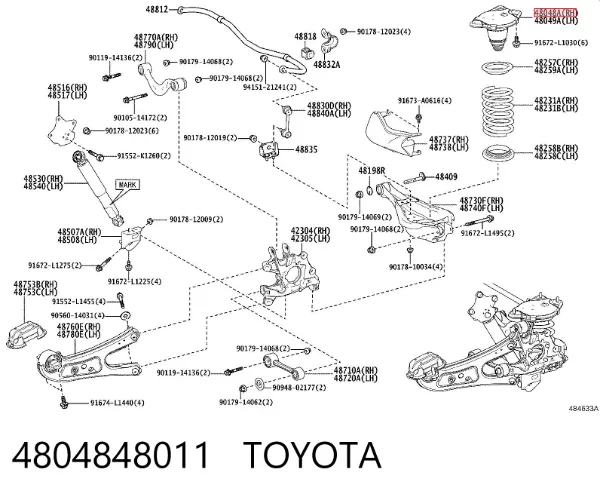  4804848011 Toyota