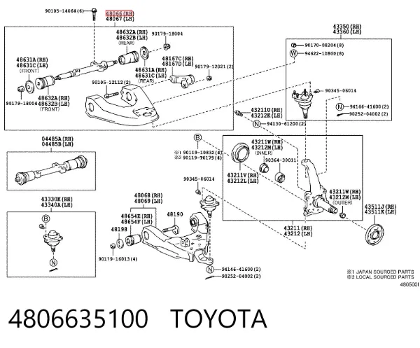  4806635100 Toyota