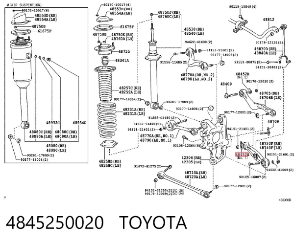  4845250020 Toyota